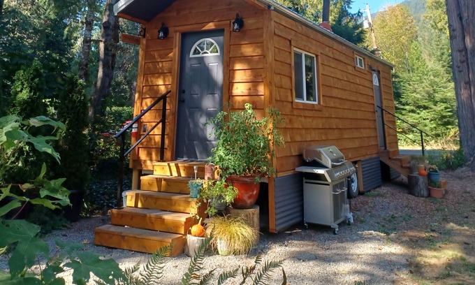 McKenzie Bridge Cabin | Mckenzie Riverfront Tiny Cabin near Hoodoo, Hotsprings & Loloma!