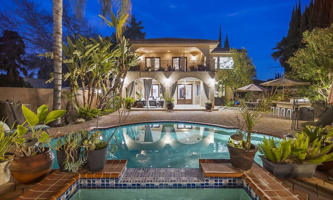 Tarzana House | Mecca Estate - Tarzana Paradise with Pool, Waterfalls, and BBQ