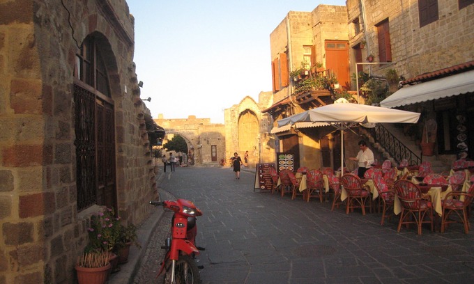 Rhodes Old Town House | Medieval city house with roof top terrace sea view -close to the beach