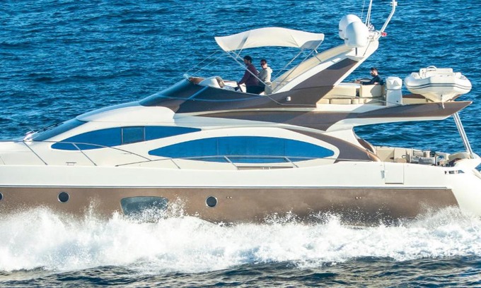 Pasalimani Boat Rental | Medusa Azimut 68ft luxury yacht