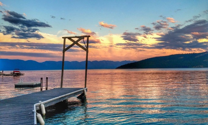 Northwest Montana - Glacier National Park House | Mellow Cove Retreat! Private Dock and Outdoor Kitchen!