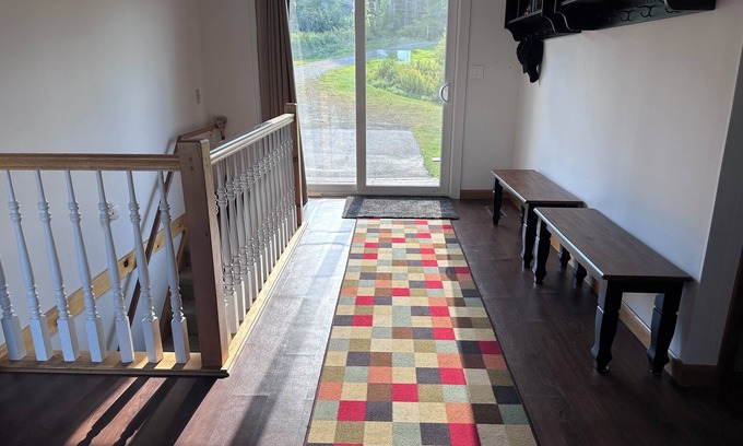 Newport Center House | Memphremagog lakefront home, large yard, waterfront, dock, and small beach