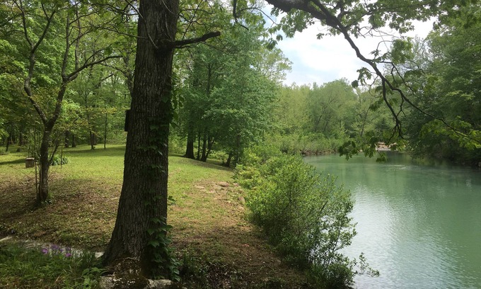 Smithville Cabin | Merging Waters - Native Stone, couples cabin in the Ouachita Mtns.