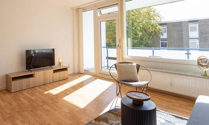 Erkrath Apartment | Met01 - Monteurwohnung mit Balkon in Erkrath-hochdahl, 70 qm, 2 Schlafzimmer, 1 Wohnzimmer, Max. 4 Personen