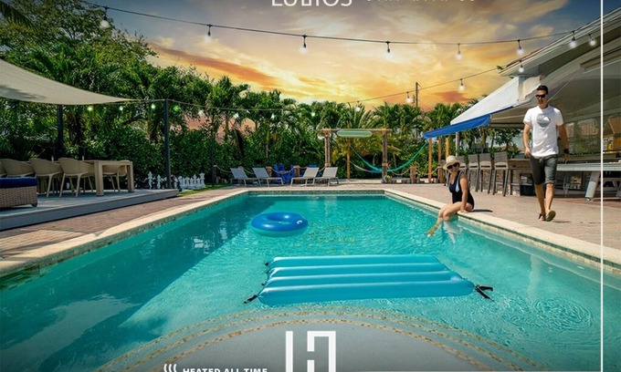 Ludlam House | Miami 5BR Villa w/Heated Pool, Games & BBQ L01