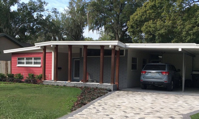 Lake Dot House | Mid-Century Chic in Old Orlando's College Park