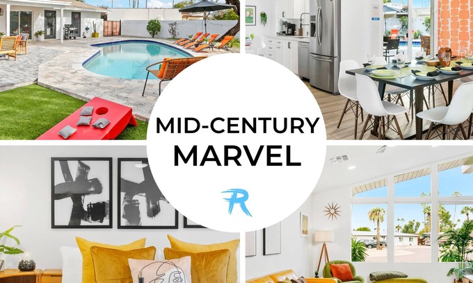 Scottsdale House | MID-CENTURY MARVEL: HEATED POOL + HAMMOCK + MORE