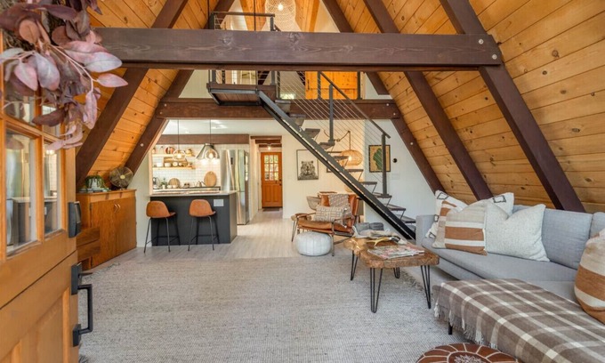 Timberland Cabin | Mid Century Modern Cabin - The Tahoe A-Frame