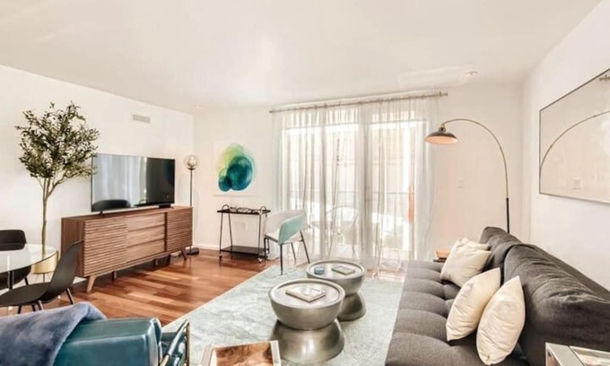 West Avenue Apartment | Mid-Century Modern Jewel South Beach Miami