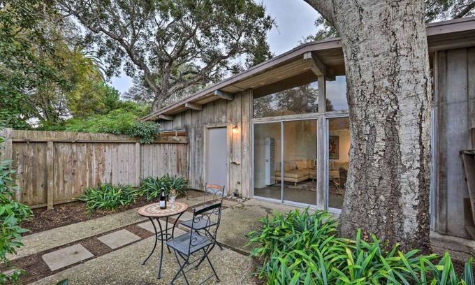 Montecito House | Mid-Century Steps from Miramar Beach, Private Yard in Montecito
