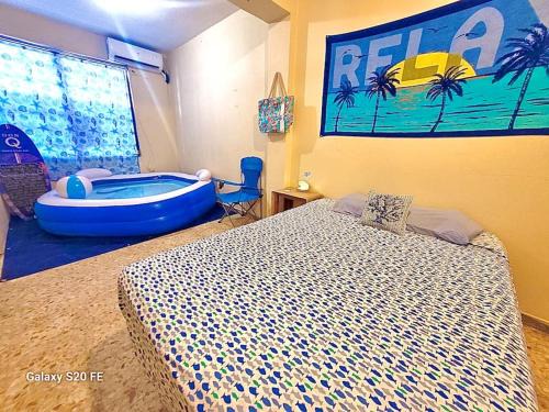 Gobernador Pinero Apartment | Mid-City Beach Apartment With Indoor LED Pool
