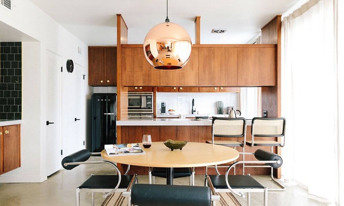 Palm Desert Condo | Mid-Mod Retro Getaway 2b/2b Condo with Pool + walking distance to El Paseo!