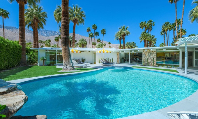 Deepwell Estates Villa | Midcentury Masterpiece in Deepwell Estates - Pool and View