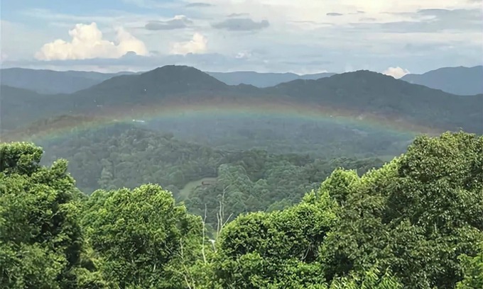 Waynesville Cabin | Million Dollar Vista! Smoky Mts/Blue Ridge Pkwy-Hot Tub-Jacuzzi Tub-Pet Friendly
