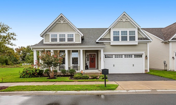Millville House | Millville by the Sea | Lovely getaway w/pool, patio, lake view, central AC, gym