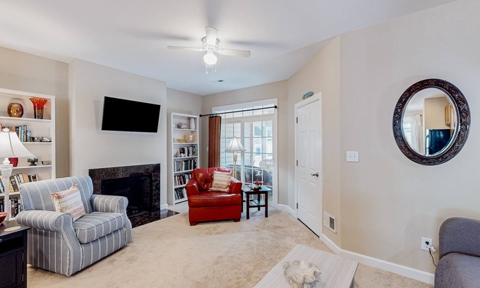 Millville House | Millville by the Sea three-story home with resort amenities & screened patio