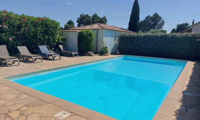 San-Gavino-di-Carbini Villa | Mini-Villa swimming pool 10 minutes from the beaches near PORTO VECCHIO