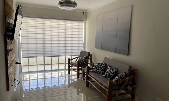 Santo Domingo Apartment | Minimalist 2-Bedroom 3FL loft Apt 20 mins from SDQ