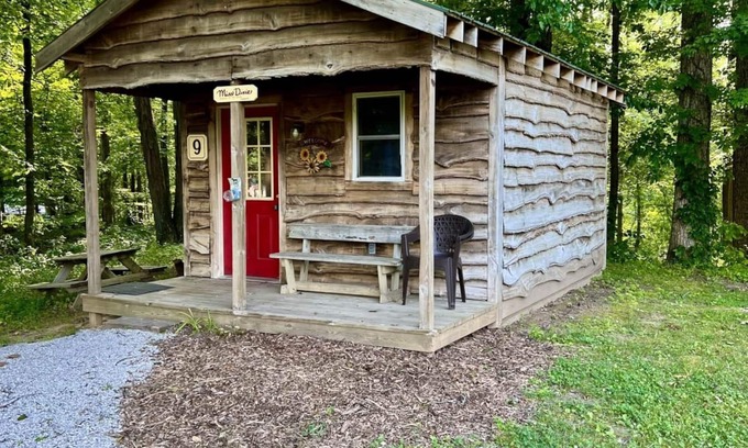 Helmsburg Cabin | "Miss Dixie" Camping Cabin #9 | Pet Friendly