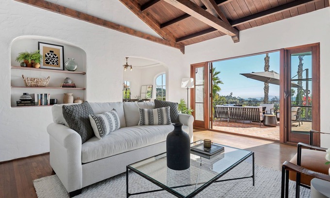Mission Canyon House | Mission View - Historic Spanish Style Charmer w/Panoramic Views