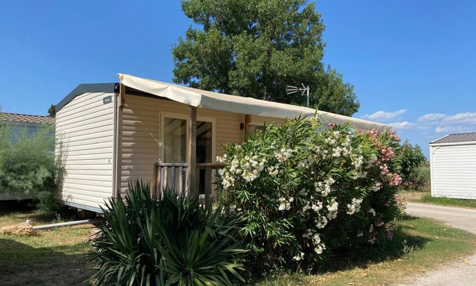 Villeneuve-les-Maguelone House | Mobil-home Riviera flower, 4pers 2ch, at Camping de l'Arnel