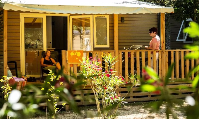 Goudargues House | Mobil home 2 Schlafzimmer Venus Comfort 22m2 - Klimaanlage 4 Personen