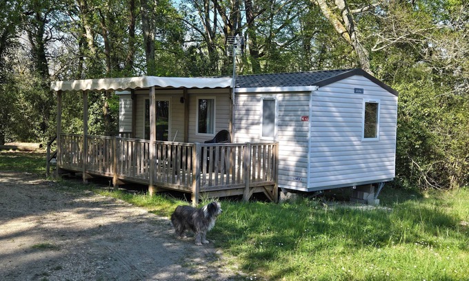 Montendre House | Mobil-home 4/6p quiet property 20 min from Jonzac. Ideal for curists.