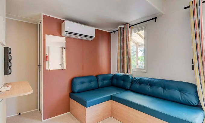 Berny Riviere House | Mobil-home | Comfort XL | 3 Bedrooms | 6 sleeps | Raised terrace | A/C