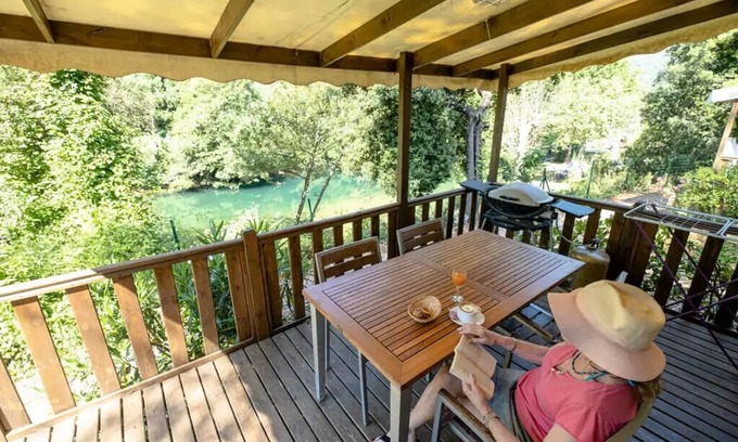 Auribeau-sur-Siagne House | Mobil Home Restanque 3 Zimmer 4 Menschen Klima