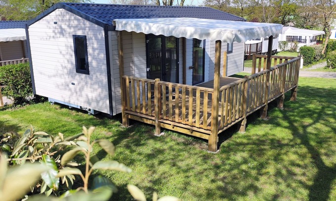 Ferel House | Mobile Home COMFORT "Bahia" near Pénestin - Les Rives de Vilaine Campsite* (France)