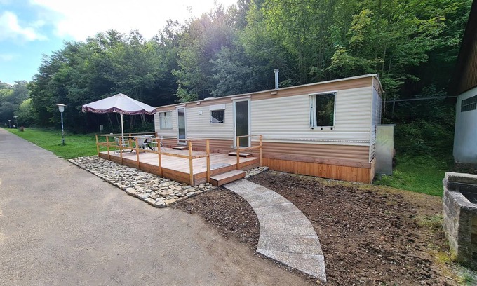 Bad Mergentheim Apartment | Mobile home Pionier, 2 bedrooms, terrace, max. 2 adults and 2 children