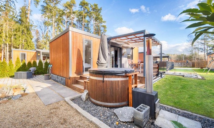 Wackersdorf Apartment | Mobilheim am Murner See - private Sauna + privater Badezuber