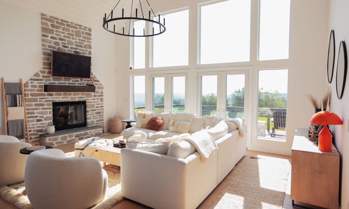 Town of Delaware House | Mod Retreat with Hot Tub and Pool in Callicoon