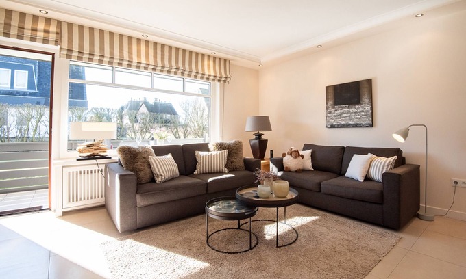 Wenningstedt-Braderup Apartment | Modern 2-room apartment close to the beach with approx. 50 m², for up to 2 people