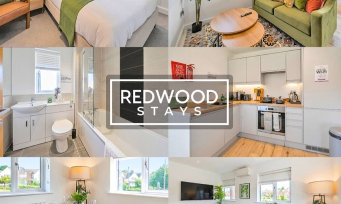 Basingstoke Apartment | Modern 1 Bed 1 Bath Town Center Apt, FREE Parking