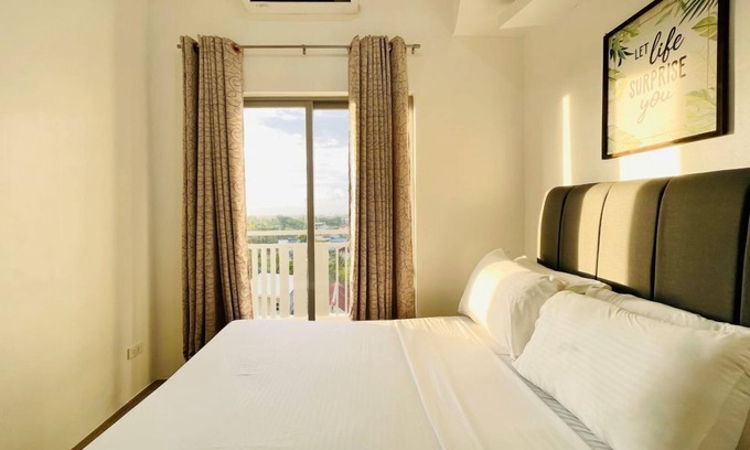 Mandurriao Condo | Modern 1-Bedroom Condo with Balcony at WV Towers