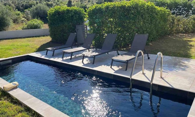 Oletta Villa | Modern 1-bedroom Villa close to St Florent Beach, private pool