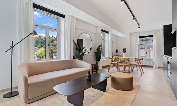 Gronn Apartment | Modern 1BR in Grund: Kitchen, Washer/Dryer, Wi-Fi