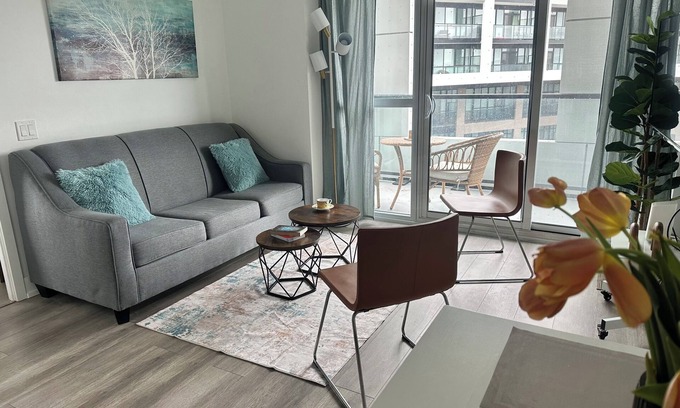 Downsview Condo | Modern 2-Bed Condo/2 Balconies With Park Views/Family & Pet Friendly