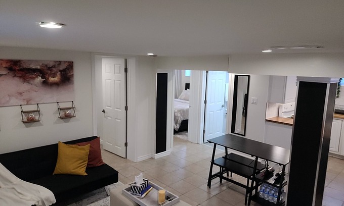 Toronto Apartment | Modern 2 Bedroom private basement suite.