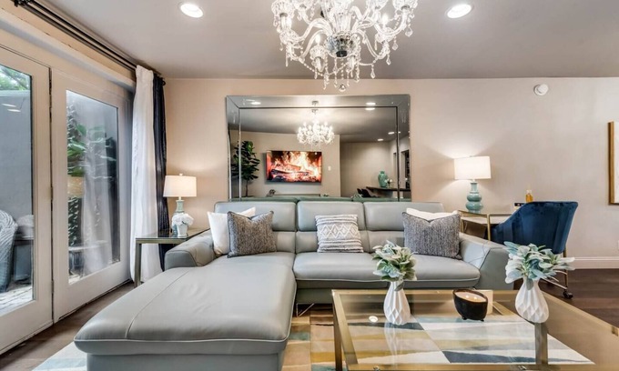 Old East Dallas Condo | Modern 2BR, 2BA luxury condo in central Dallas with private patio, designer interiors, and access to award-winning courtyard retreat.