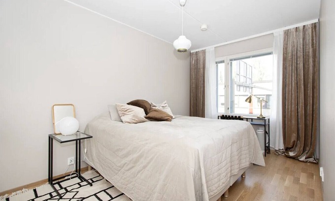 Downtown Kuopio Apartment | Modern 2BR Home with Sauna