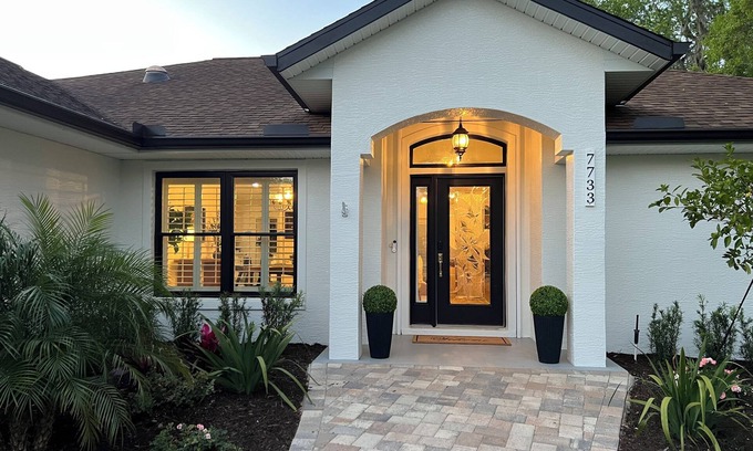 Fellowship House | Modern 3-bedroom home close to WEC with a beautifully furnished home and patio
