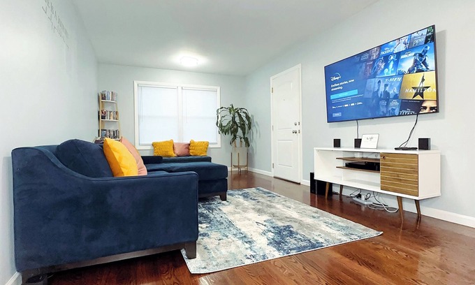Elizabeth Apartment | Modern 3BR 2BA Near EWR & NYC +Parking