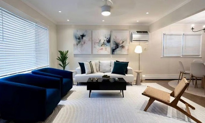 Kearny Apartment | Modern 3BR Suburb Retreat Near EWR Airport Just 10 Min to Newark & 25 Min to NYC