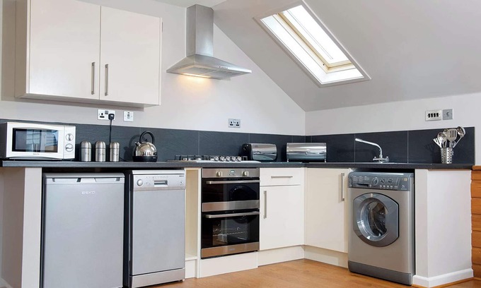 Woolacombe Ski Chalet | Modern and contemporary brick-built lodge.