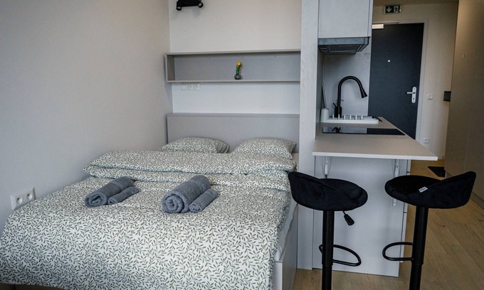 Nivy Apartment | Modern Apartment in Downtown w/Garage, Balcony & WiFi