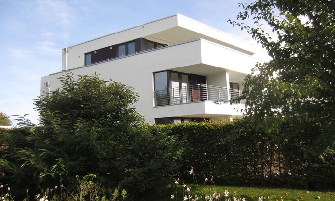 Altefaehr Apartment | Modern apartment with stunning views of the water and the Rügen Bridge