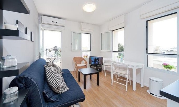 Tel Aviv Apartment | Modern Apt w/ Balcony Near The Beach by Sea N' Rent