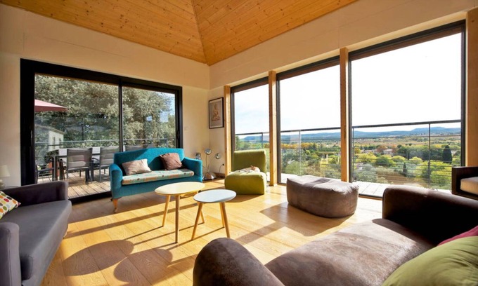 Corconne House | Modern architect build eco wooden house